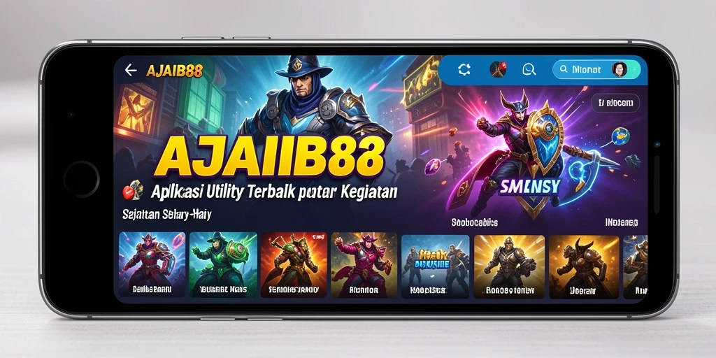 Tampilan antarmuka utama AJAIB88 yang sederhana dan fungsional.