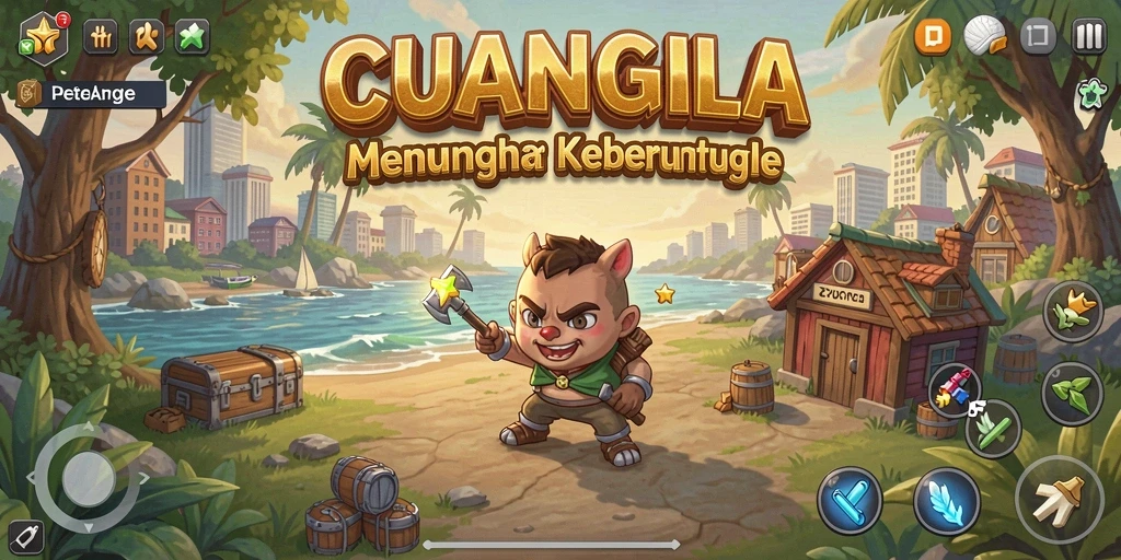 Tampilan menarik dari gameplay CUANGILA yang menawarkan keseruan Idle.