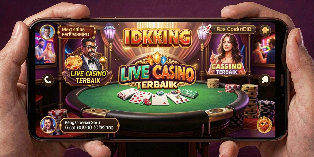 Tampilan gameplay Live Casino IDRKING yang mengasyikkan.