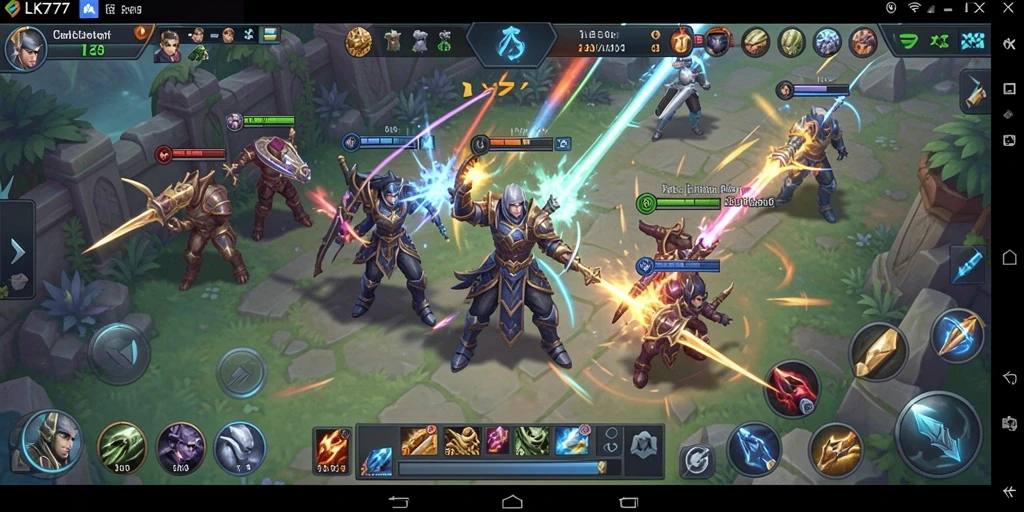 Tampilan gameplay LK777 yang menegangkan dan seru.