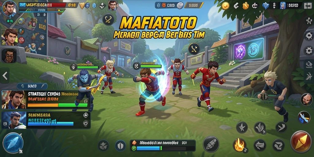 Screenshot gameplay MAFIATOTO menunjukkan strategi dan taktik yang mendalam.