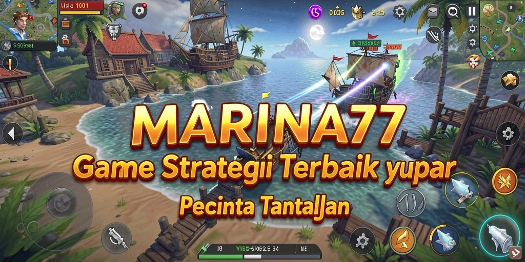 Tangkapan layar gameplay <strong>MARINA77</strong> menunjukkan aksi strategis yang mendebarkan.