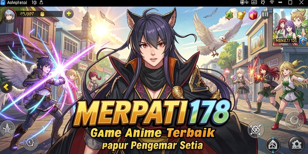 Tampilan gameplay seru dan karakter Anime menarik di MERPATI178.