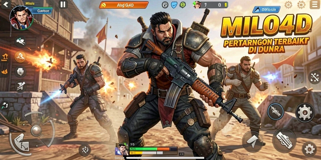 Tampilan grafis yang menakjubkan dalam gameplay Fighting.