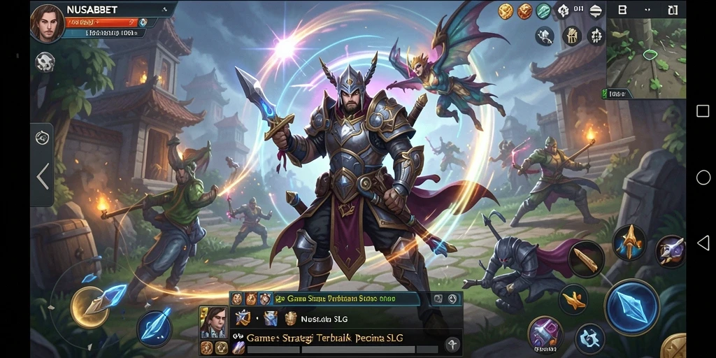 Tampilan gameplay NUSABET yang menarik dan penuh strategi.