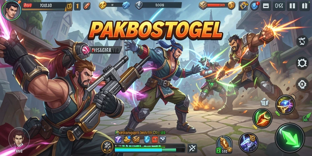 Tampilan menarik dari gameplay PAKBOSTOGEL dengan pertarungan yang mendebarkan.