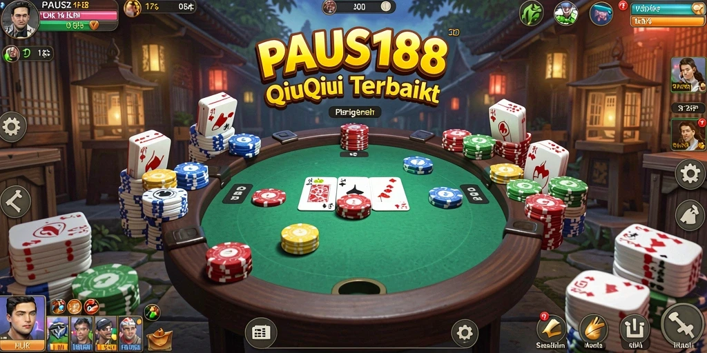 Tampilan menarik saat bermain QiuQiu di PAUS188.