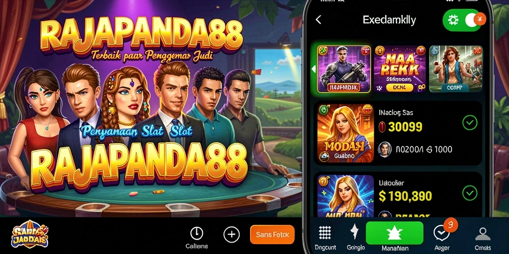 Tampilan menarik dari gameplay Slot RAJAPANDA88 yang seru.