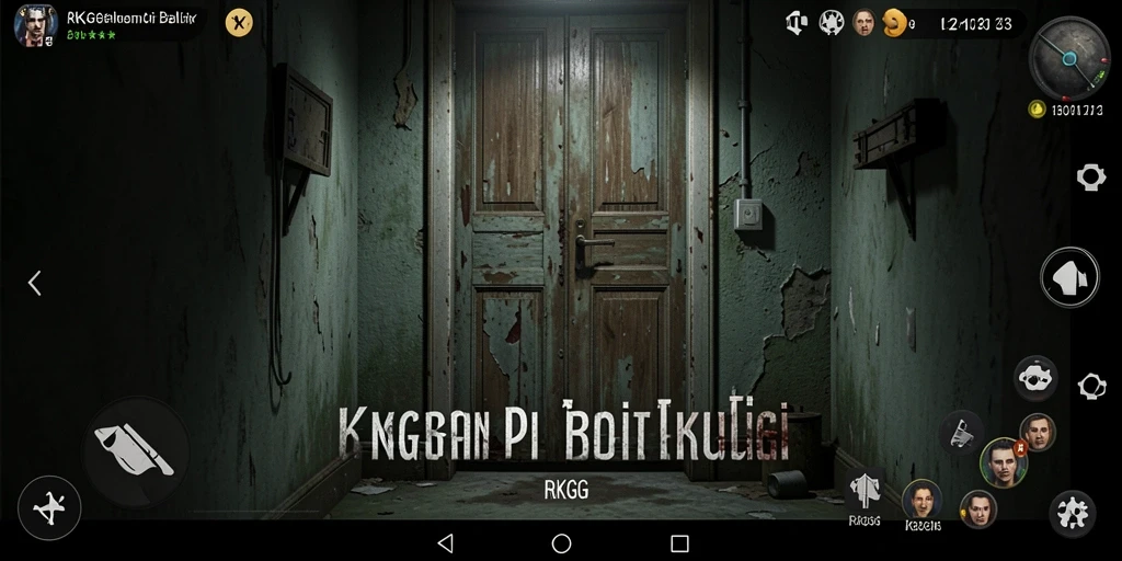 Gameplay RKGG yang menegangkan dan mencekam dalam situasi horor.
