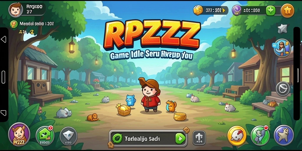 Tampilan gameplay seru RPZZZ yang memikat untuk pemain Idle.