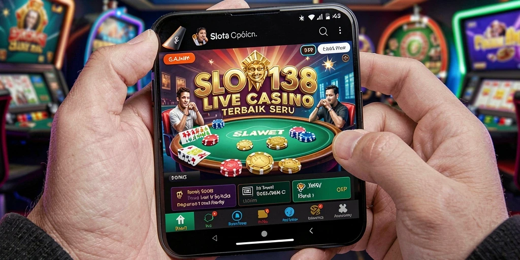 Gameplay seru di SLOT138 dengan interaksi dealer langsung.